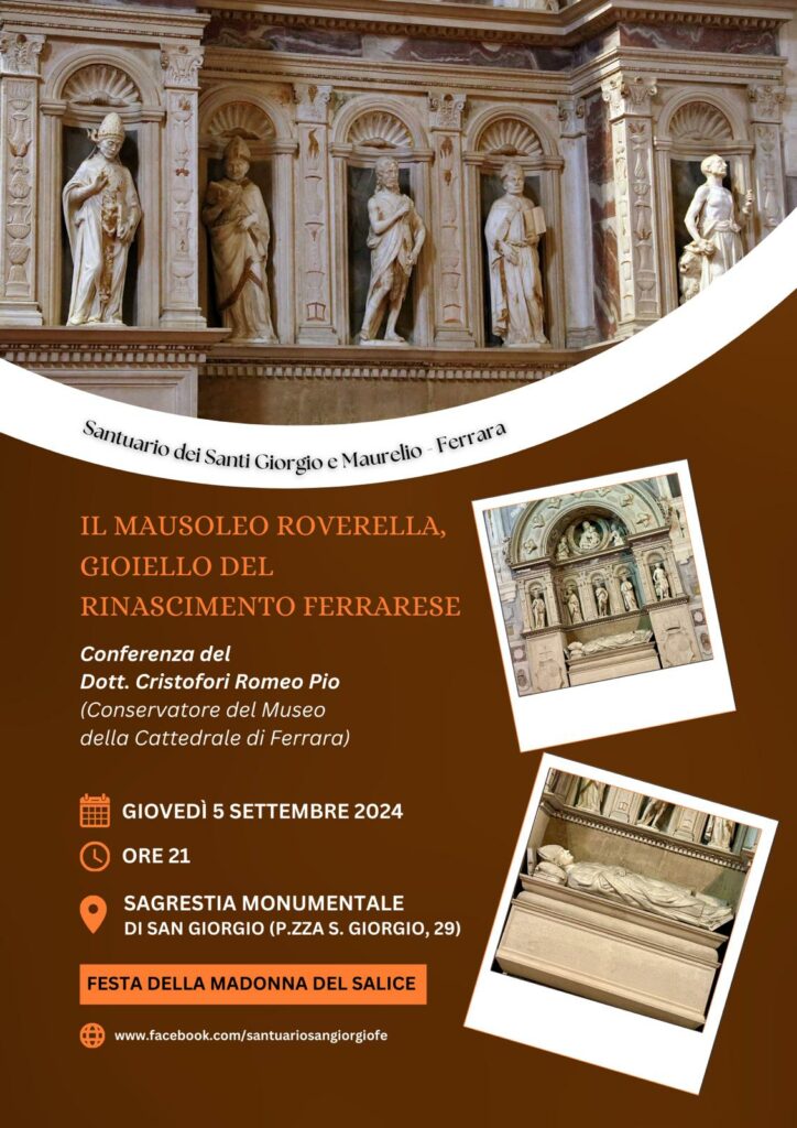 Conferenza R.P. Cristofori giovedì 5 settembre